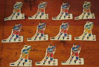 Vintage Coleco Metal Table Top Hockey Players Nhl York 11 Players Available.