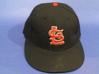 Ilsley Size 7 1/4 2016 Cardinals Blue Road Game Issued Hat Cap Mlb Holo