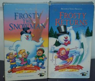 Frosty The Snowman,  Frosty Returns,  Christmas Classics Series Vhs (1993) Vintage