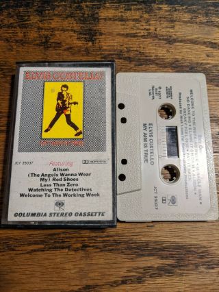 Elvis Costello My Aim Is True Cassette Tape 1977 Punk Vintage