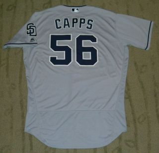 San Diego Padres Carter Capps Game Issued Un Worn 