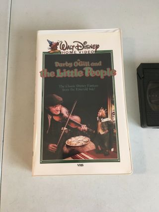 Darby O ' Gill and the Little People (Vintage Disney Clamshell VHS Tape) 2