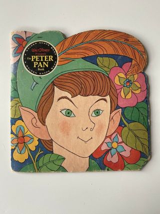 Walt Disney The Peter Pan Book Vintage 1969 Golden Press