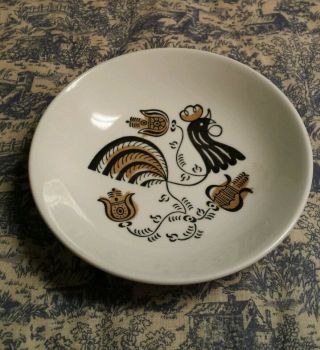 Vintage Unmarked Rooster Chicken Dessert Ice Cream Bowl She Shed Cottage Style