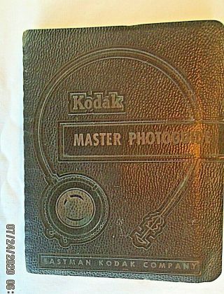 Vintage Kodak Master Photoguide C1954,  First Printing 1955