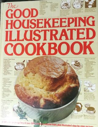 The Good Housekeeping Illustrated Cookbook Hardcover Vintage 1980 Near