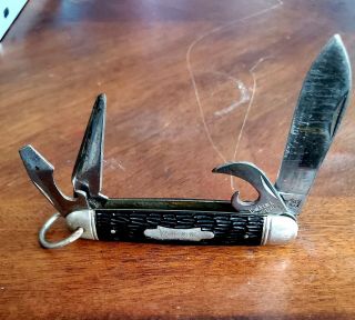 Vintage Kamp - King Imperial 4 Tool Folding Pocket Knife Prov Ri