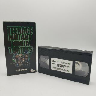 Teenage Mutant Ninja Turtles - The Movie (vhs,  1990) Vintage Media Wntertainmenr