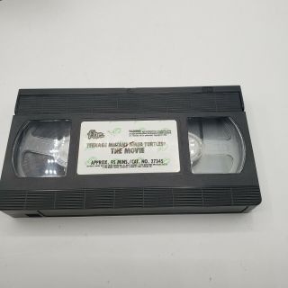 Teenage Mutant Ninja Turtles - The Movie (VHS,  1990) Vintage Media Wntertainmenr 2
