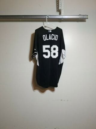 Chicago White Sox Jefferson Olacio Game Worn Jersey 54