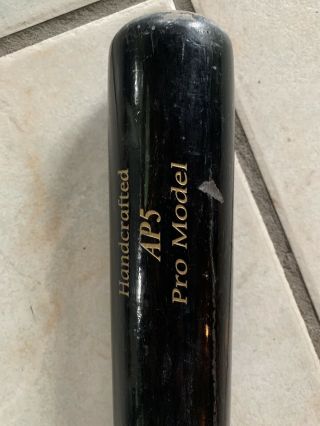 Albert Pujols Handcrafted Baseball Bat Pro Model Marucci No Cracks Or Breaks 2