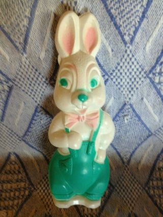 Vintage Easter 10 " Bunny (green) Blow Mold 2