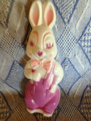 Vintage Easter 10 " Bunny (purple) Blow Mold