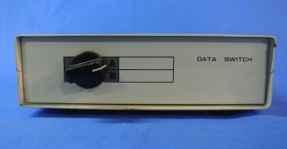 Vintage A/B Parallel Printer Data Switch Box 2