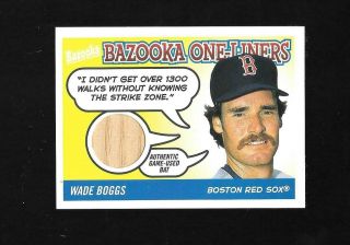 2004 Topps Bazooka Game - Bat Wade Boggs Boston Red Sox Baseball Mlb
