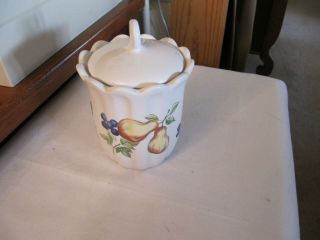 Vintage Jay Import Apple,  Pear Fruit Canister Small
