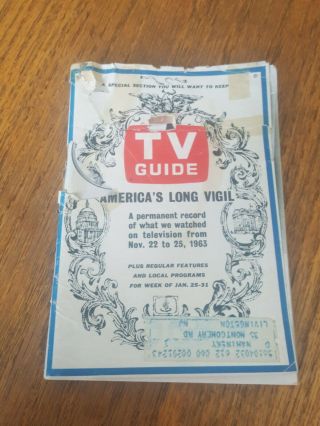 Vintage Tv Guide 1964 Special Section America 