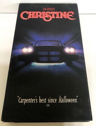 Christine Horror Movie (vhs,  1991) - Vintage -