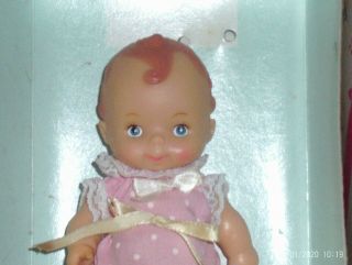 1987 vintage 6 in.  soft vinyl jointed Playmates baby doll 3