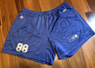 Seattle Seahawks Team - Issued Nfl Reebok Shorts 88