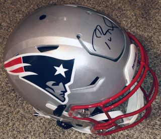 Tom Brady Autographed Patriots Speed Flex Authentic Signed Nfl Helmet Fanatics