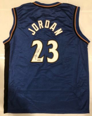 Michael Jordan - Upper Deck (uda) Autographed Signed Wizards Jersey