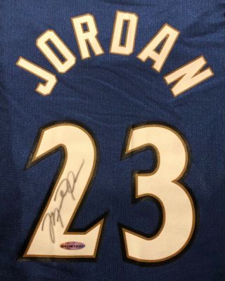 Michael Jordan - Upper Deck (UDA) Autographed Signed Wizards Jersey 2