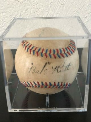 Babe Ruth York Yankees Signed American League Baseball 1920’s