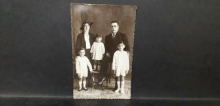 Malta - Vintage - Photo Postcard - Scene Of A Family