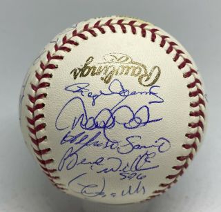 2003 Yankees Team 26x Signed Baseball W/ Derek Jeter Clemens Torre,  Psa/dna Loa
