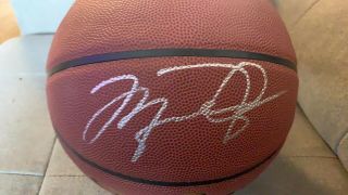 Michael Jordan Autographed A Signed Nba Basketball With Inperson