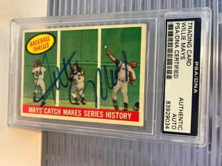 The Finest 1959 Topps Willie Mays 