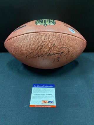 Dan Marino Miami Dolphins Signed Authentic Game Football Psa/dna X56949 Hof