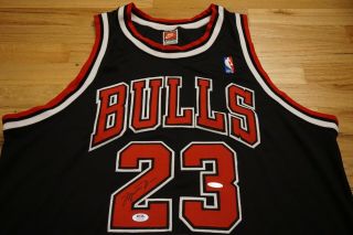 Michael Jordan - Upper Deck (UDA) & PSA/DNA Autographed Signed Bulls Jersey 2