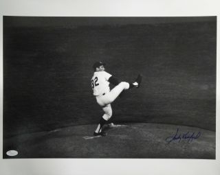 Sandy Koufax Hand Signed Autographed 16x20 Photo Dodgers Pitch On Mound Jsa /32