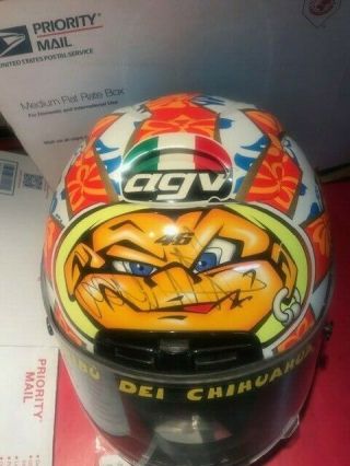 Signed Rossi Agv Helmet