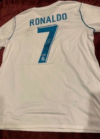 Cristiano Ronaldo Signed Real Madrid Jersey Beckett