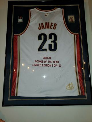 Lebron James Signed Limited Edition Uda Rookie Jersey