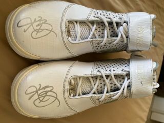 Kobe Bryant Autographed Shoes.  Condition: Fair