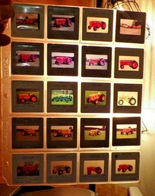 20 Vintage John Deere Master File Color Tractor Photo Slides