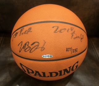 Lebron James Uda Autographed Basketball Limted 107/230 Draft Day