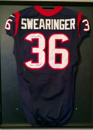 Dj Swearinger Autographed Game Rookie Jersey -