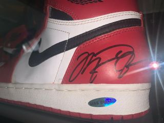 Nike Air Jordan 1 Retro Signed Autographed Uda Certified Michael Jordan