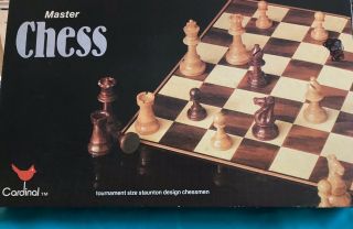 Vintage Master Chess Set Pavilion By Cardinals 1991