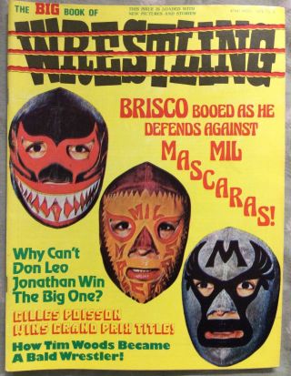 The Big Book Of Wrestling November 1974 Vintage Mil Mascaras Andre The Giant