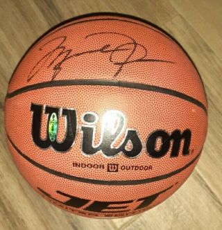Michael Jordan Autograph Wilson Basketball /psa