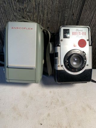 Vintage Kodak Brownie Bulls - Eye Box Camera & Anscoflex Camera