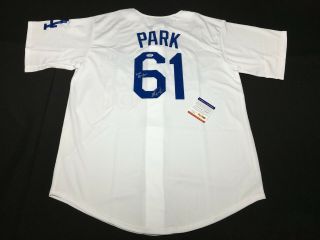 Chan Ho Park Signed Los Angeles Dodgers Baseball Jersey  2001 All - Star " Psa
