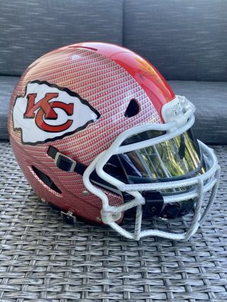 Kansas City Chiefs Patrick Mahomes Signed Vicis Helmet Authentic Jsa 1/1