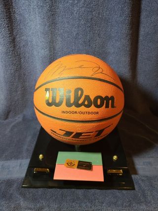 Michael Jordan Signed Autograph Basketball Upper Deck Authenticated UDA 2